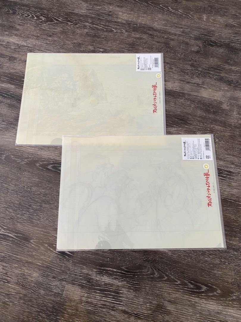スタジオジブリ　レイアウト展　クリアファイル　2枚