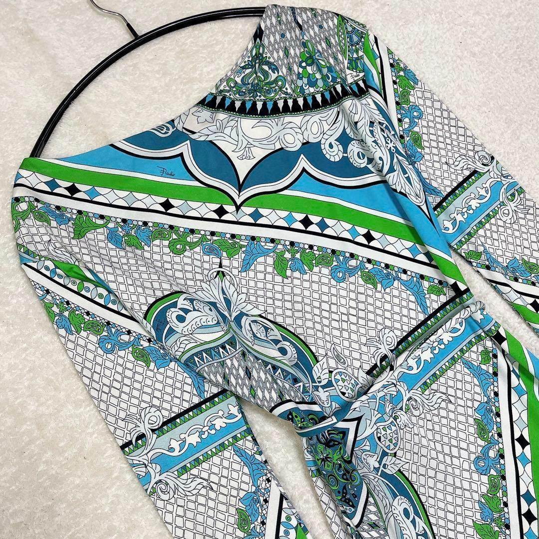 美品◇エミリオプッチ　ワンピース EMILIO PUCCI 幾何学模様