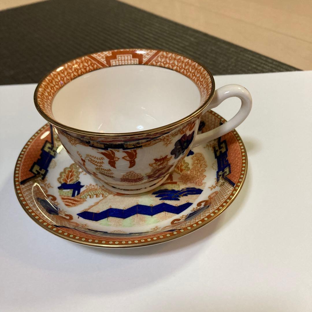 NIKKO ダブルフェニックス 錦山水 カップ&ソーサー 廃盤品 6客セット