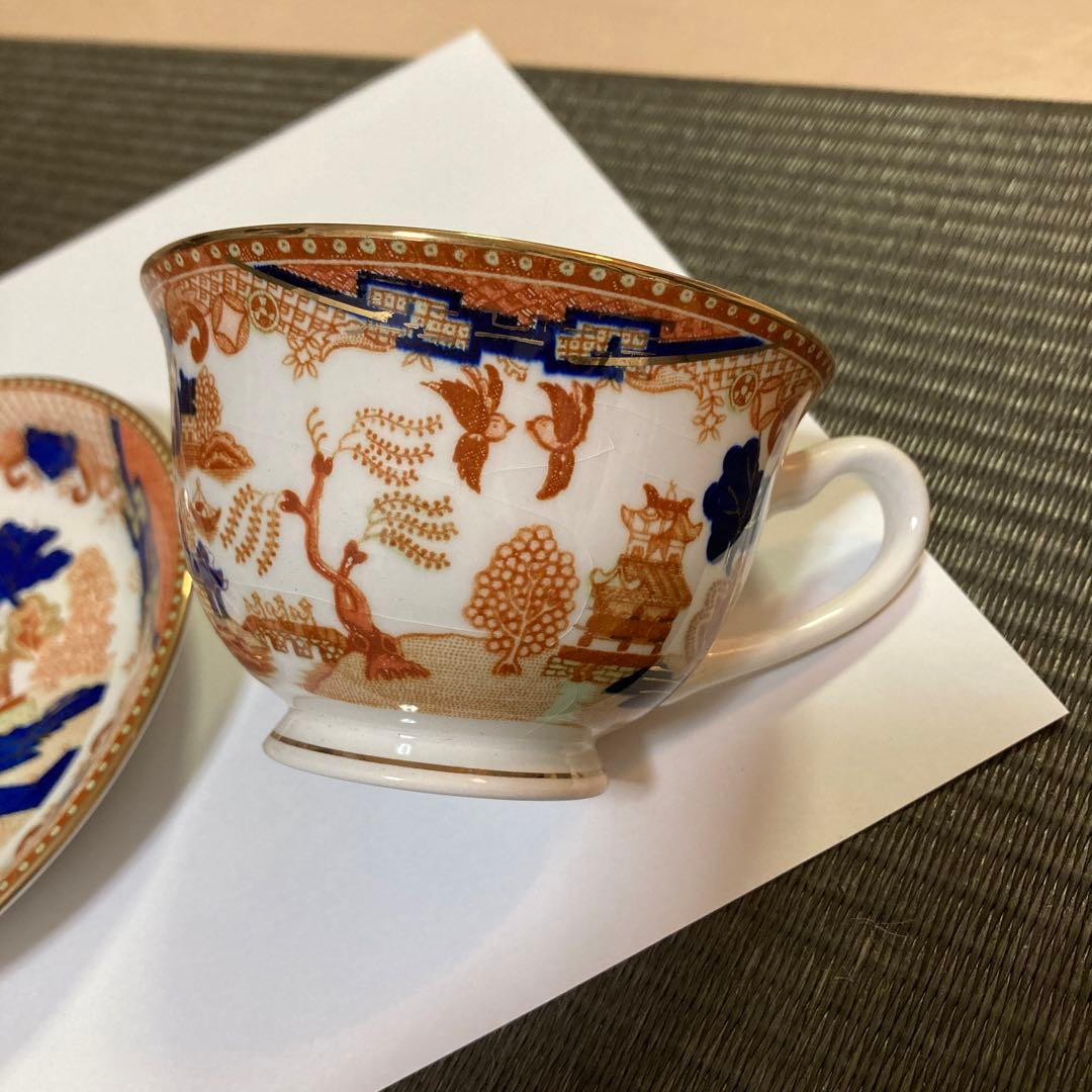 NIKKO ダブルフェニックス 錦山水 カップ&ソーサー 廃盤品 6客セット