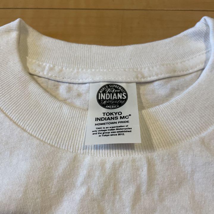 白 赤 L ロンT 東京インディアンズ TOKYO INDIANS TIMC - rehda.com 白 赤 L ロンT 東京インディアンズ TOKYO INDIANS TIMC - rehda.com