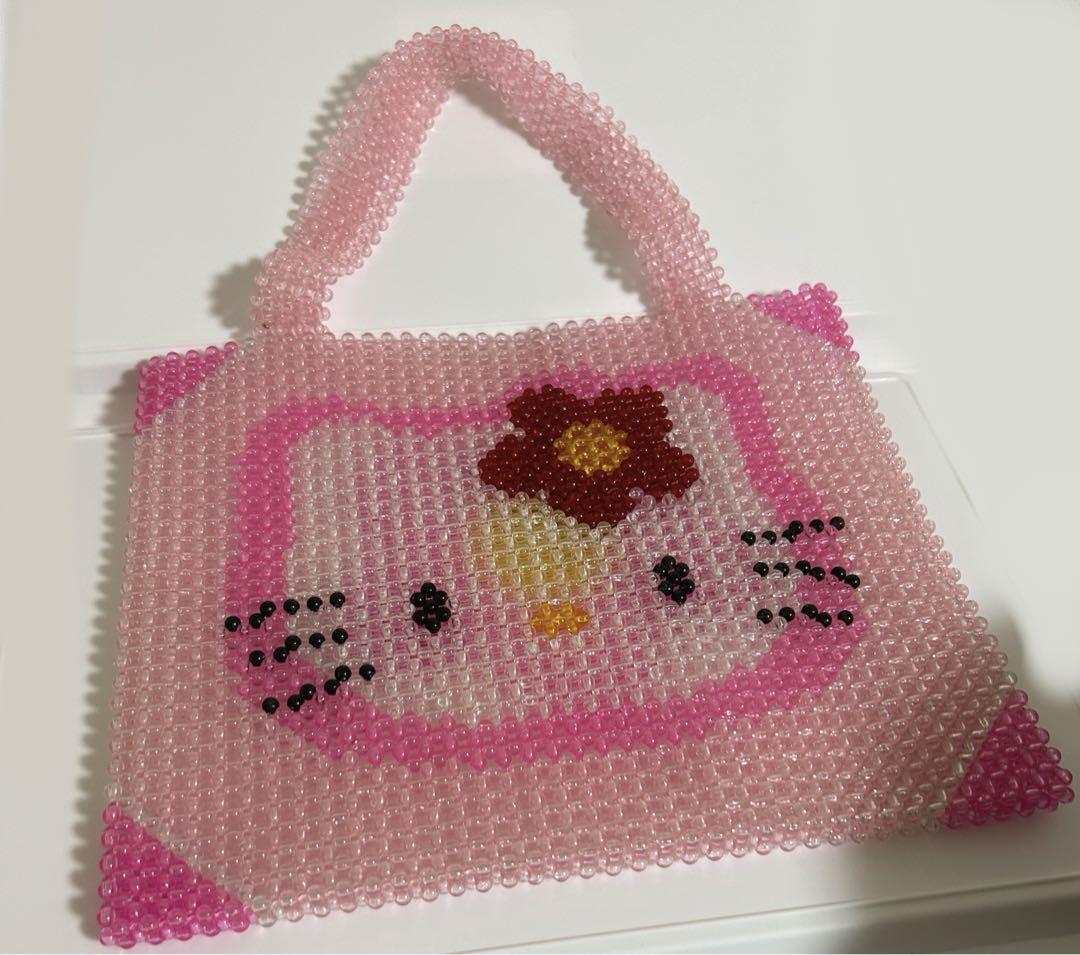 レア サンリオ キティ ビーズバッグ カオハナ - メルカリ