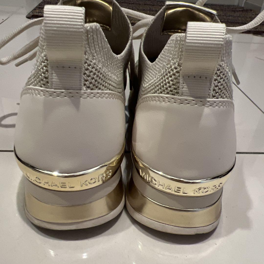 MICHAEL KORS メッシュスニーカー ホワイト
