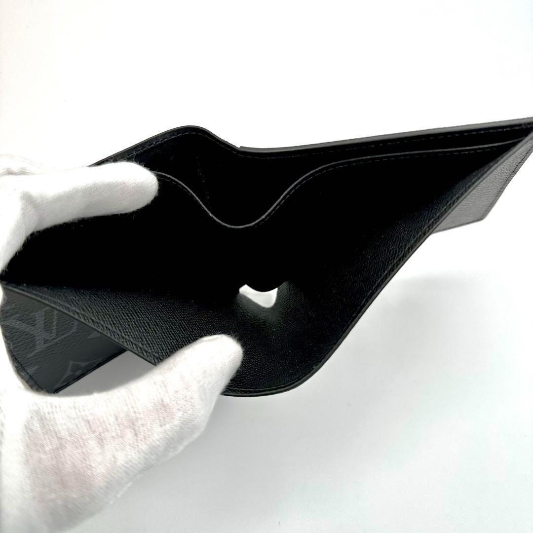 【超極美品】ルイヴィトン エクリプス ポルトフォイユ マルコNM 折り財布