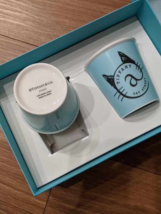 送料無料得価 Tiffany キャットストリート限定カップ 新品未使用 8jTGN-m95876141292 国産通販