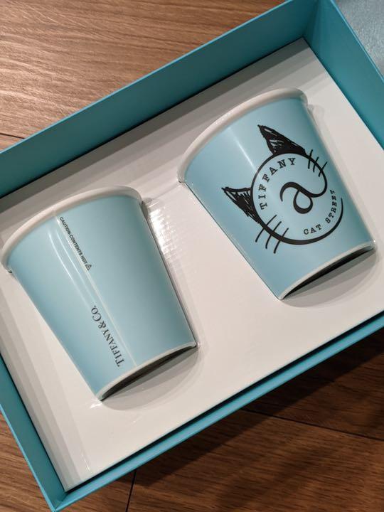 送料無料得価 Tiffany キャットストリート限定カップ 新品未使用 8jTGN-m95876141292 国産通販