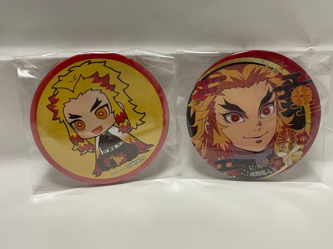 鬼滅の刃　煉獄杏寿郎　缶バッジ 鬼滅の刃 グリッター缶バッジVol.2 煉獄杏寿郎 – JUMP SHOP