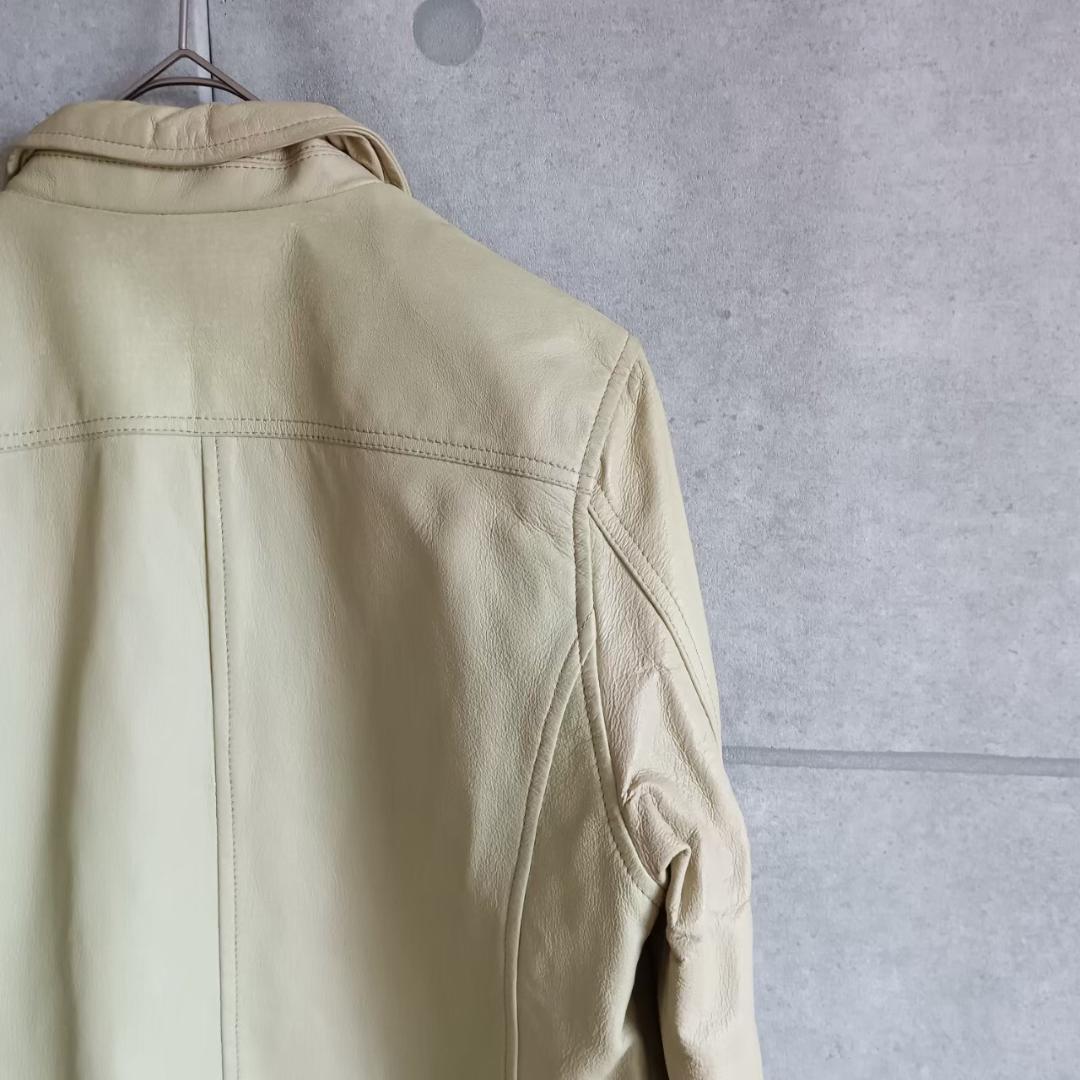 【Thomas Burberry】 バーバリー レザージャケット X530 画像9