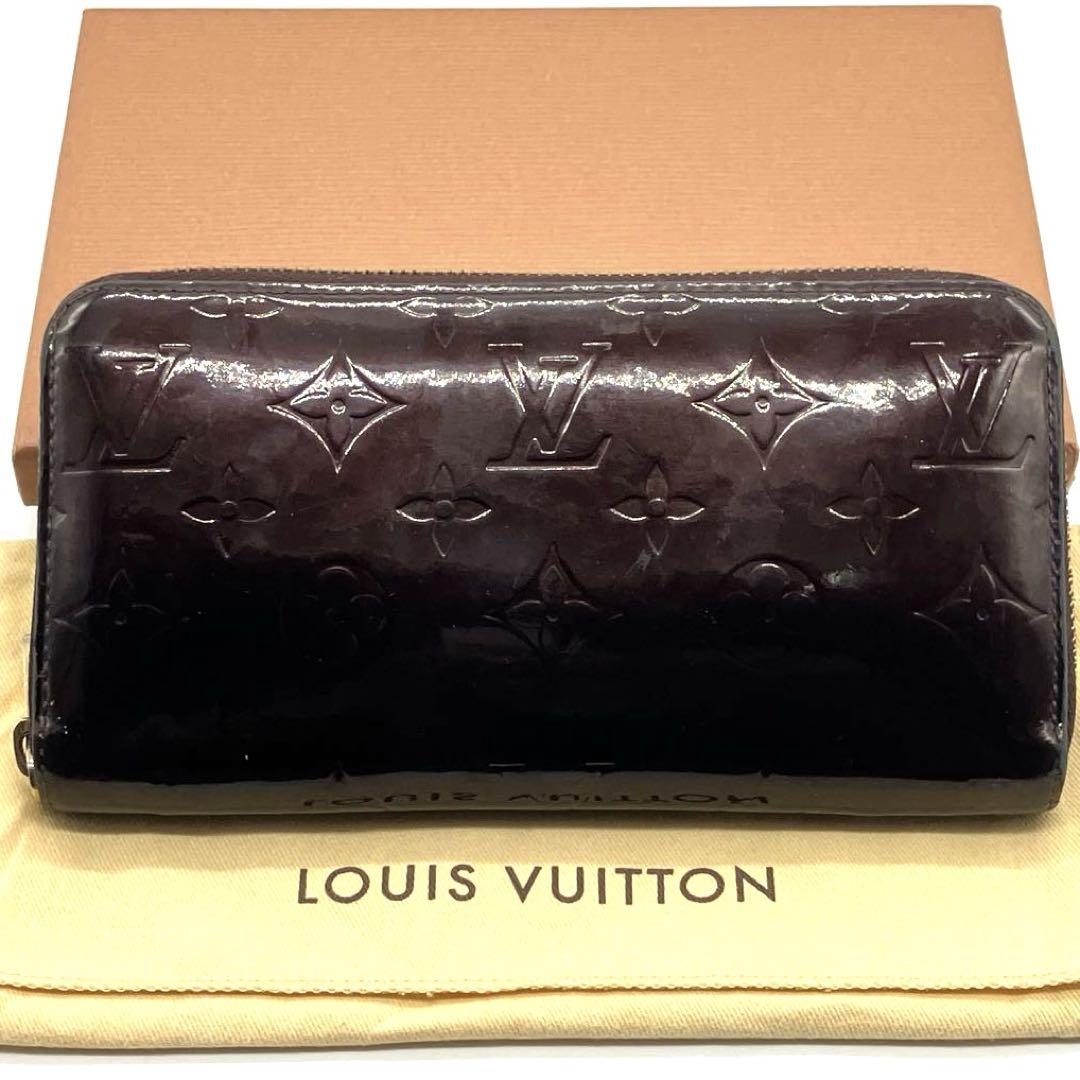 LOUIS VUITTON M93522 ヴェルニ ジッピーウォレット 長財布