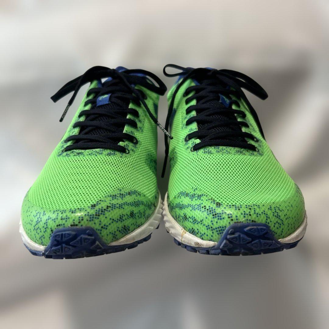 adidas adizero rc ランニングシューズ 27.5cm 黄緑/青