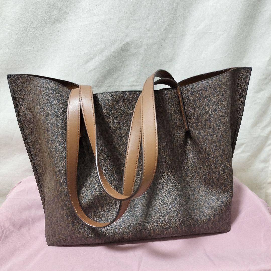 MICHAEL KORS ブラウン トートバッグ