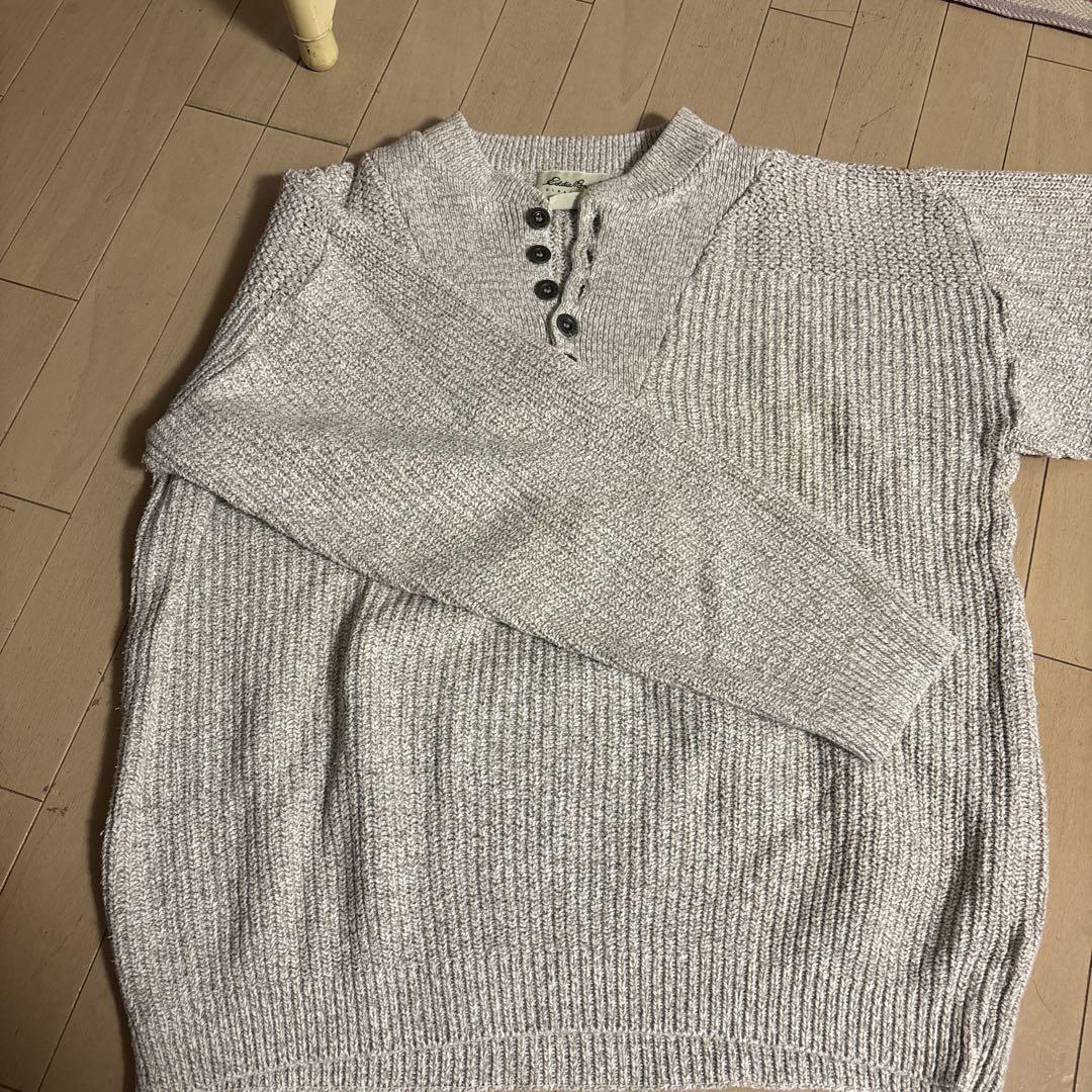 ☆ 90S Eddie Bauer コットン コマンドニット エディーバウアー
