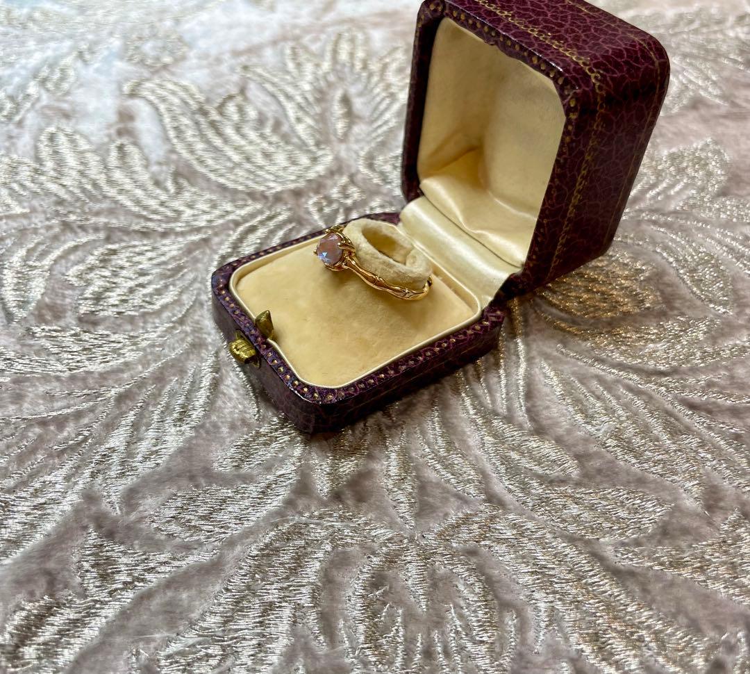 アンティークサフィレット 5mmローズカットリング