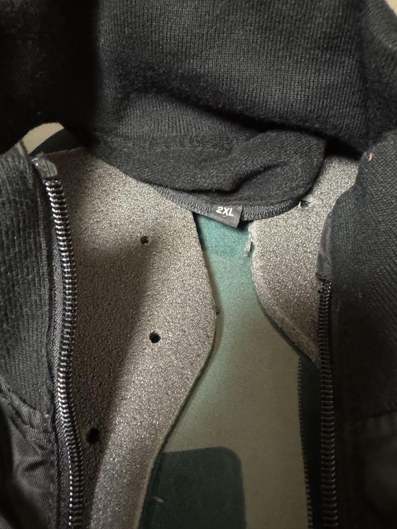 VANSON バンソン ナイロンジャケット MA-1黒2XL