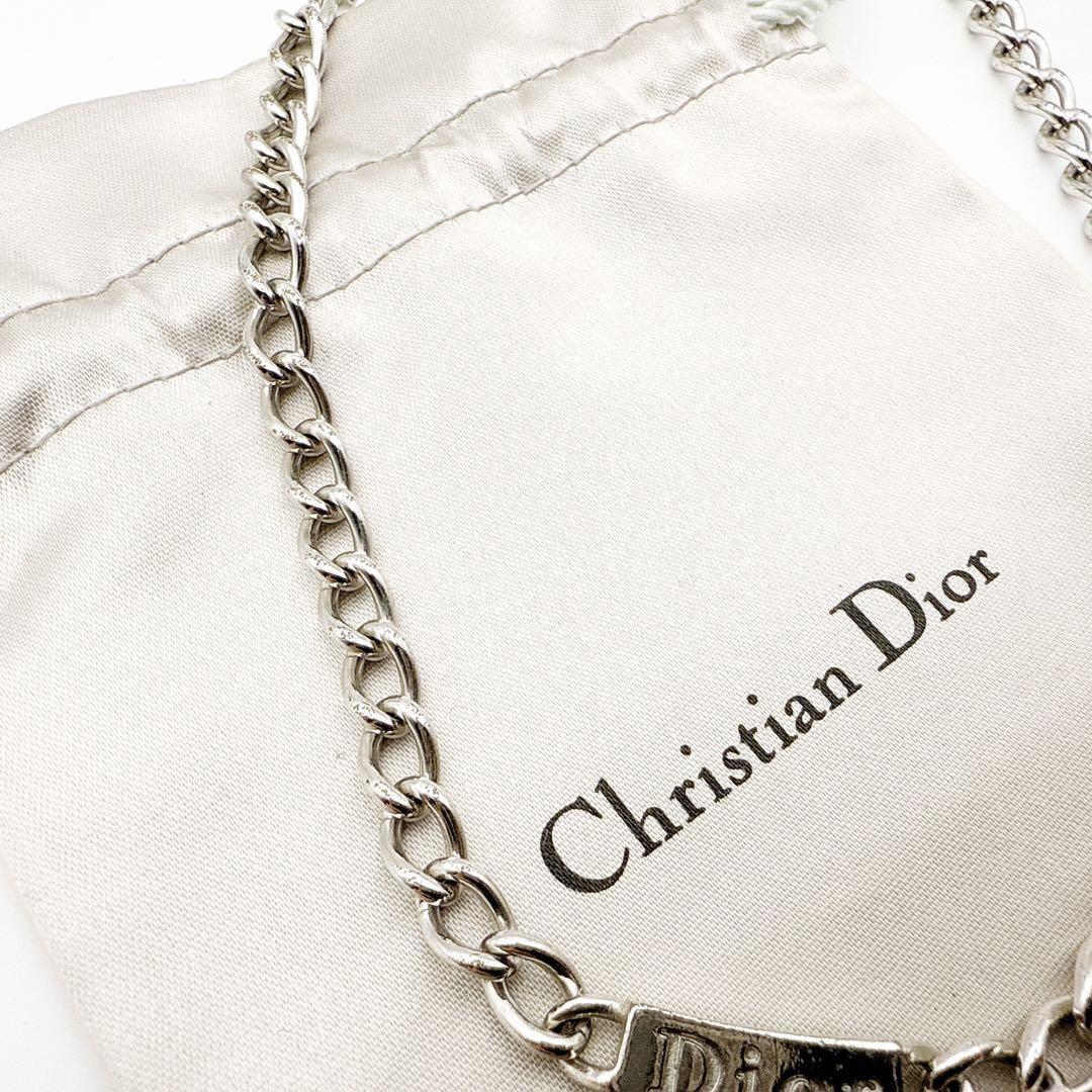 2382　人気✨　Dior　ネックレス　CD ロゴ　希少　刻印
