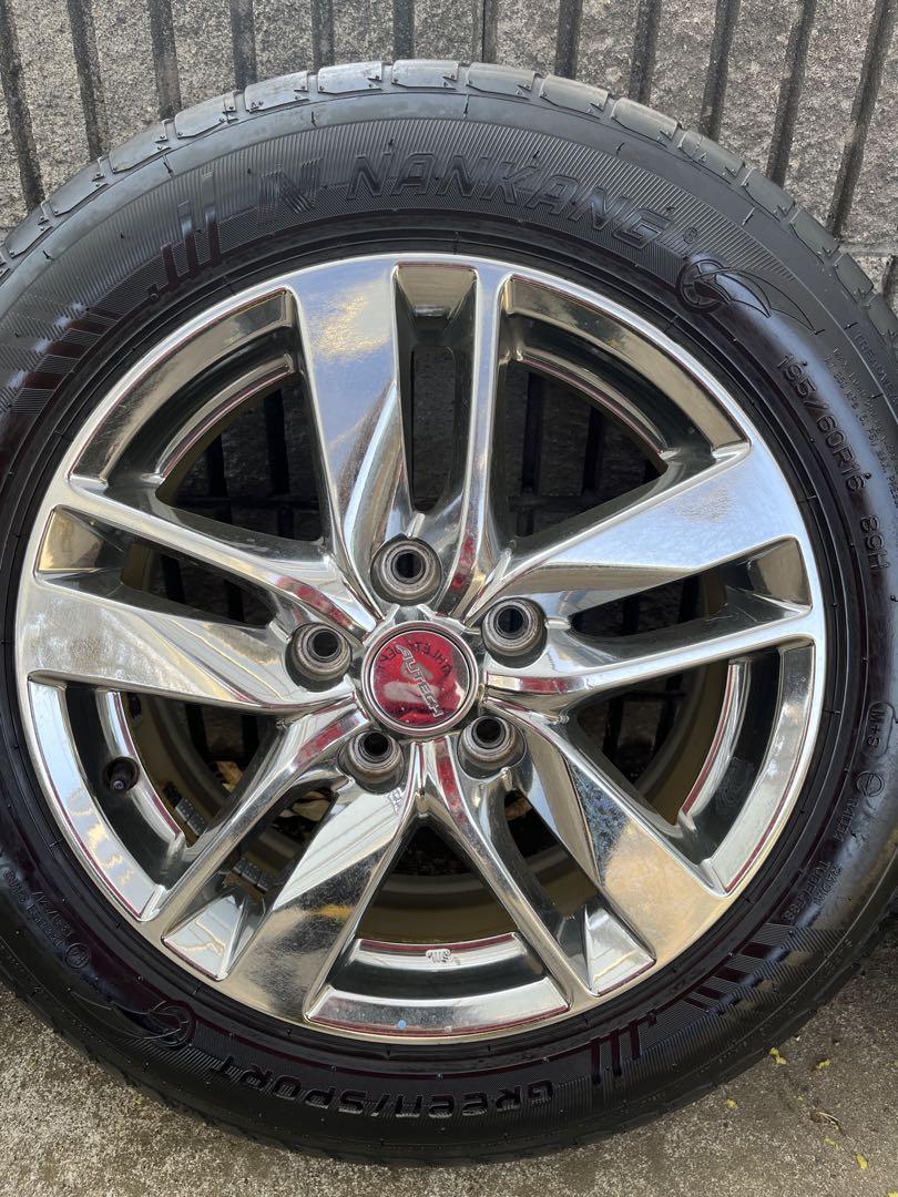 NANKAN 195/60R-16 日産オーテックアルミホイール4本セット