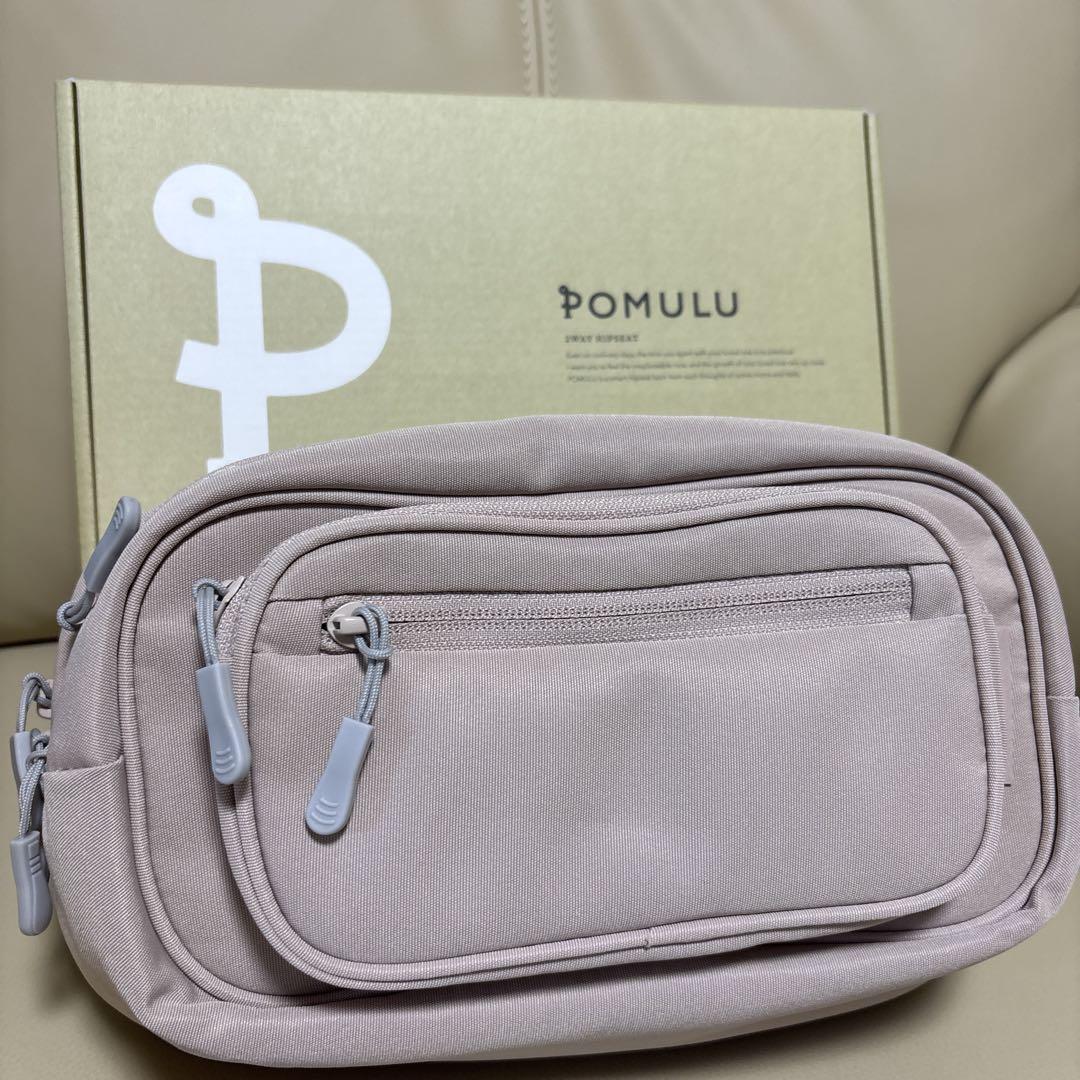 【新品未使用】POMULU ポムルブロッサムピンク　ヒップシート　ウエストポーチ