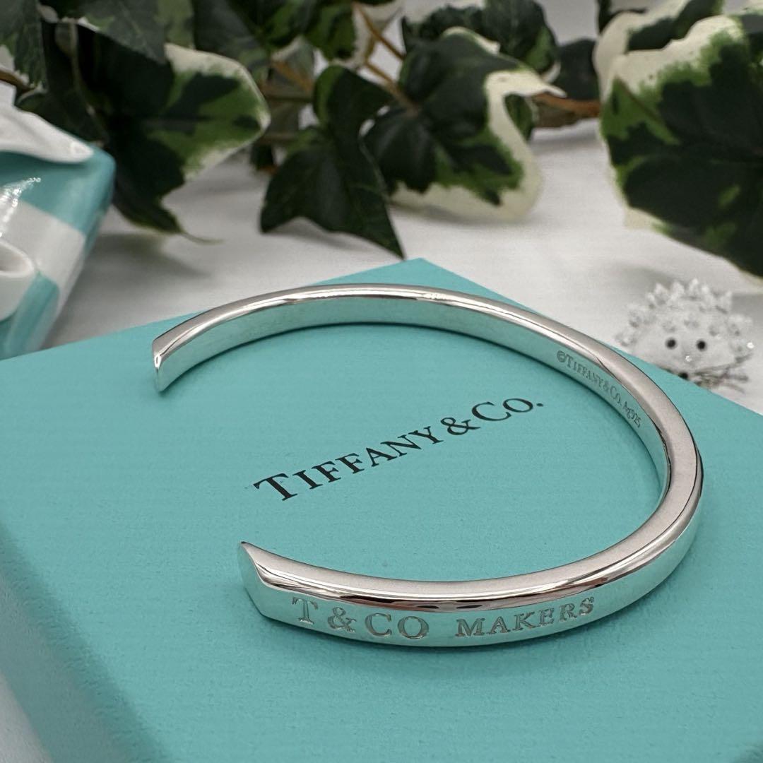 Aランク】ティファニー TIFFANY&Co. 1837 メイカーズナローカフ