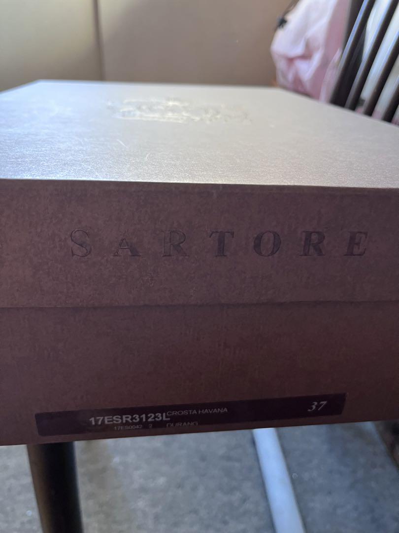 SARTORE(サルトル)箱付き　ベージュ スエードブーツ