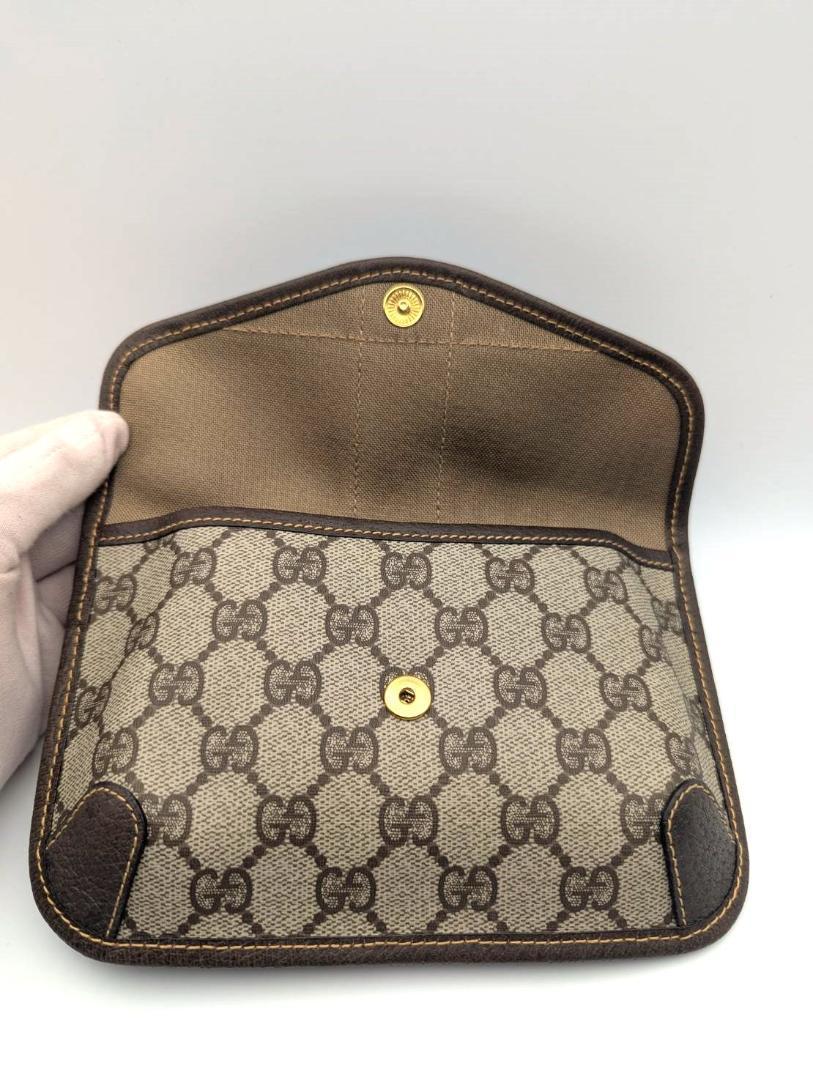 GUCCI ミニポーチ GGスプリーム シェリーライン インターロッキング 楽天市場】新古未使用展示品 GUCCI グッチ シェリーライン