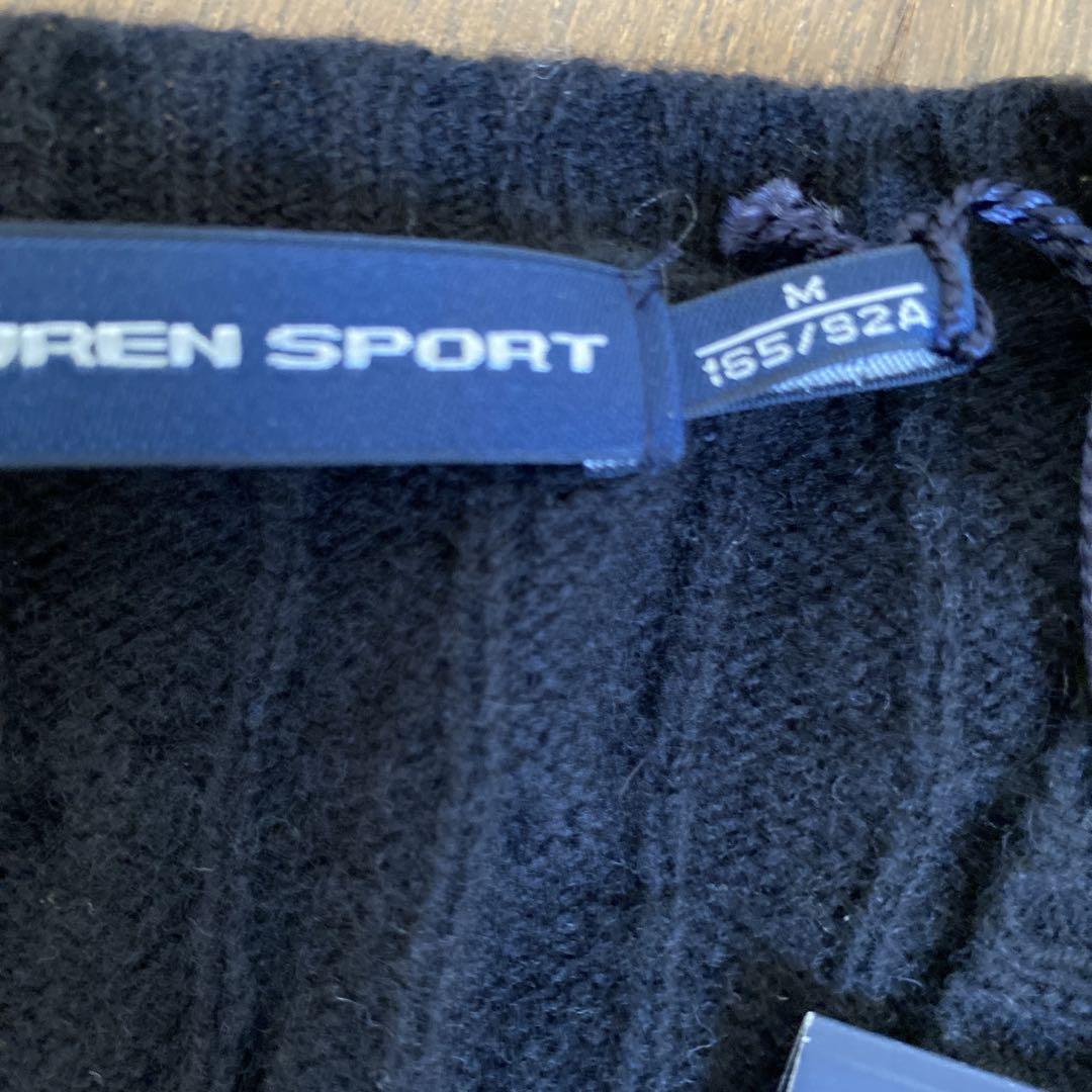 Ralph Lauren Sport ブラック Vネック セーター