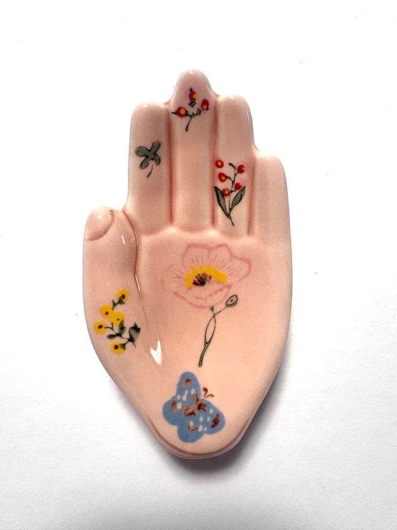 新品完売品アンソロポロジー限定ナタリーレテコラボ片手のひらリング