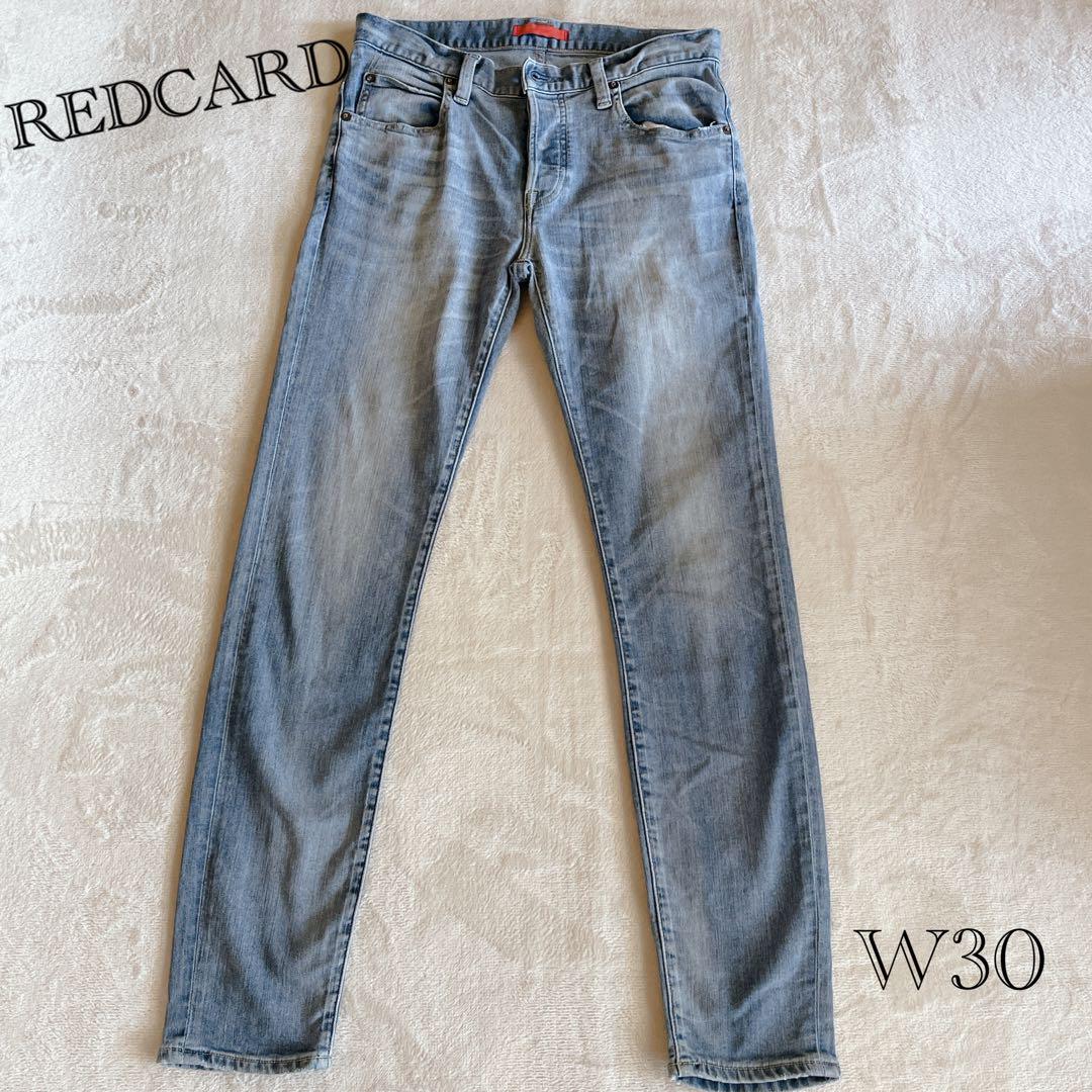 W30レッドカード RED CARD 69890 薄手スキニーストレッチ デニム