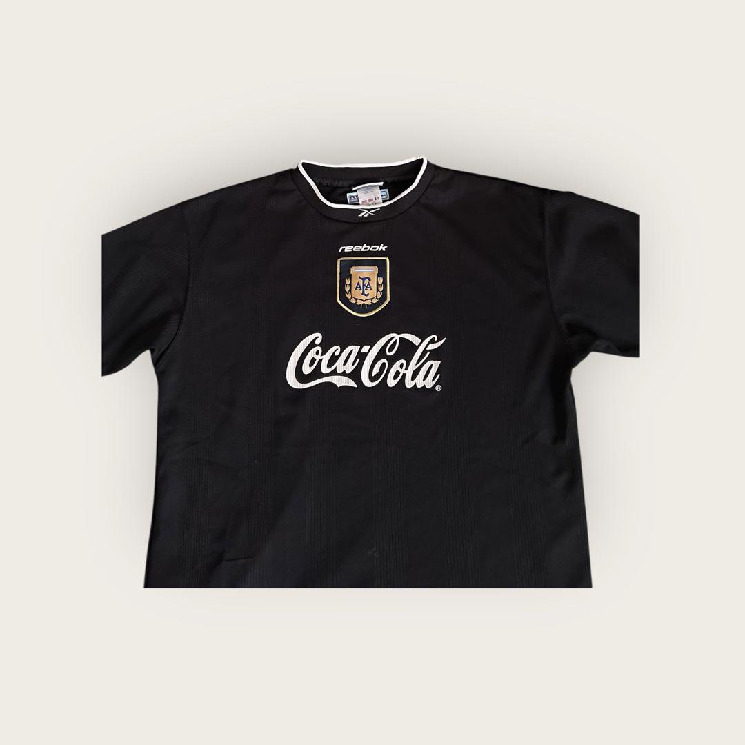 reebok アルゼンチン シャツ センターロゴ damagedone