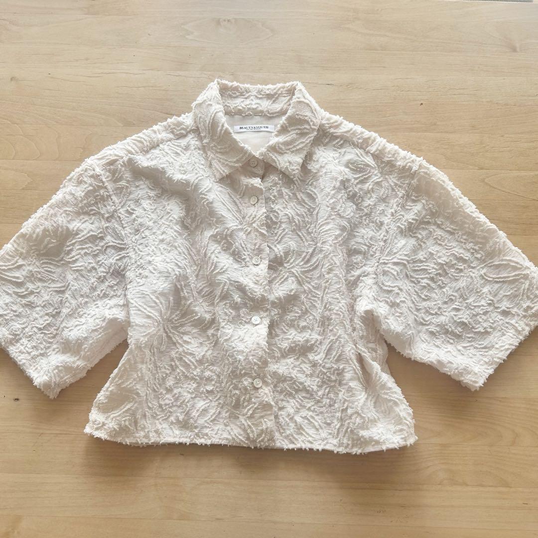 BEAUTY&YOUTH カットジャカード ショートスリーブ シャツ BEAUTY&YOUTH UNITED ARROWS（ビューティーアンドユース