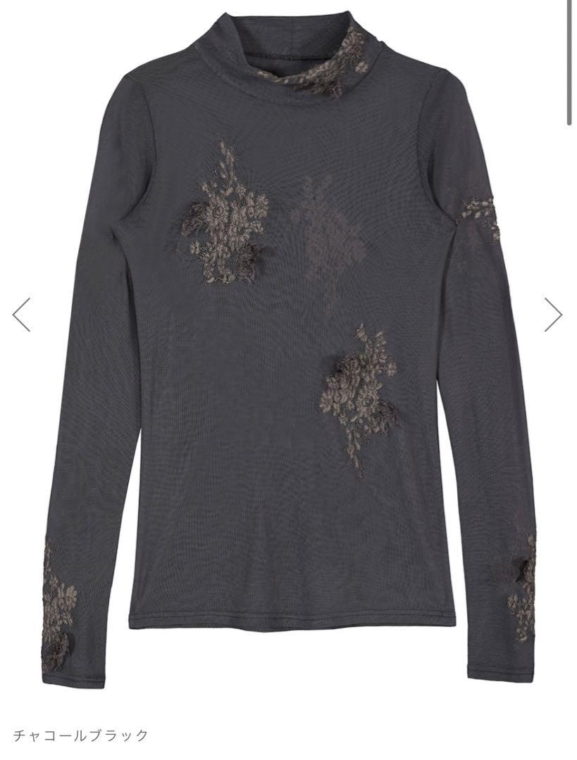 格安人気 FUR UND / 最終値)AMERI EMBROIDERY TOP SKIN トップス