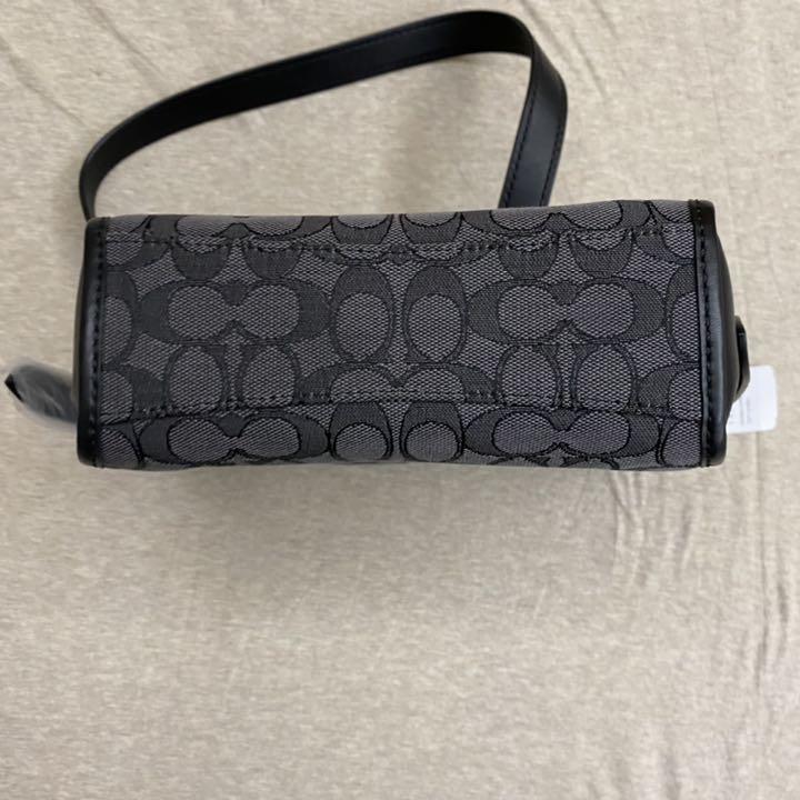 在庫再入荷 COACH コーチ ショルダーバッグ シグネチャー スモークブラック ジャガード HZNYS-m95906952317 在庫あ人気