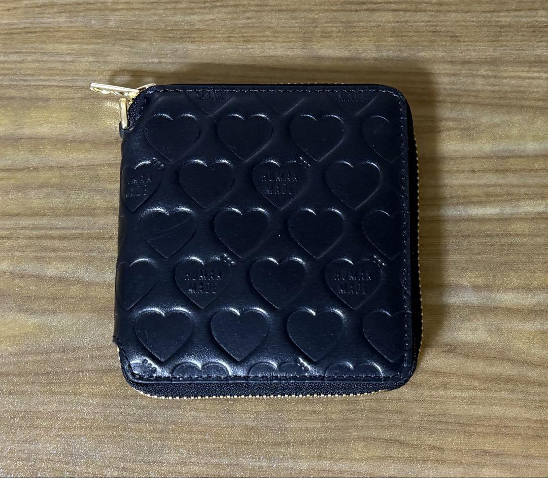 値下げ！美品！即完！ヒューマンメイド レザージップ ウォレット