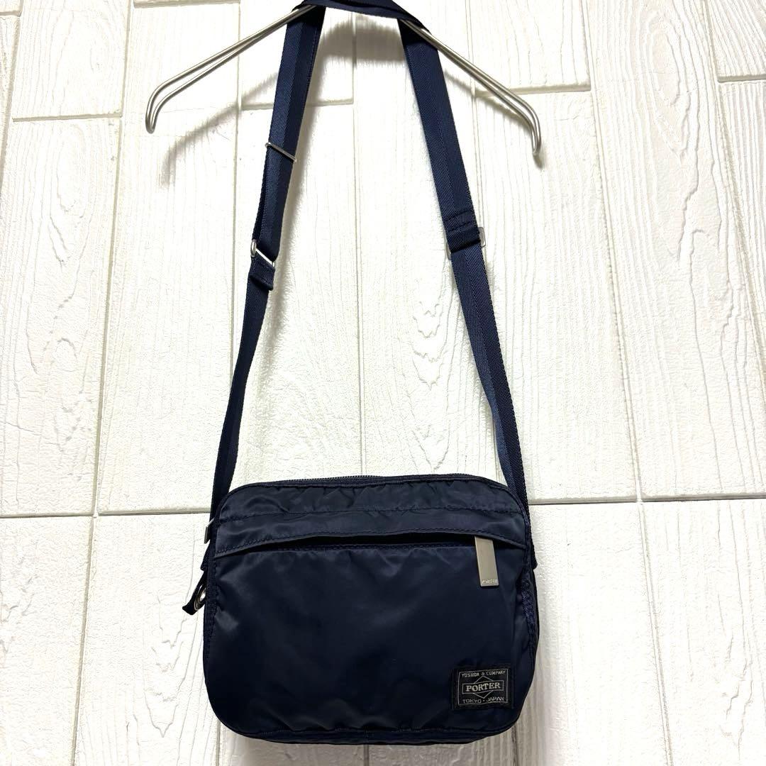 100％本物 美品 PORTER ポーター フレーム ショルダーバッグ ポシェット バッグ
