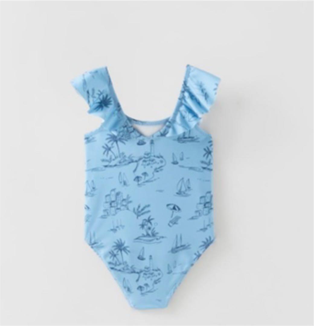 ZARA 水着 4-5y フリル スイムウェア 110cm - メルカリ ZARA 水着 4-5y フリル スイムウェア 110cm - メルカリ