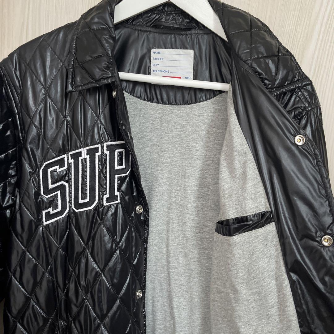 Supreme キルティングジャケット XL ブラック