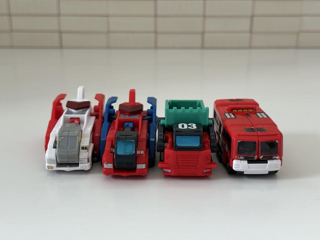 トミカハイパーレスキュー1号・2号/アクティブチェンジャー4台