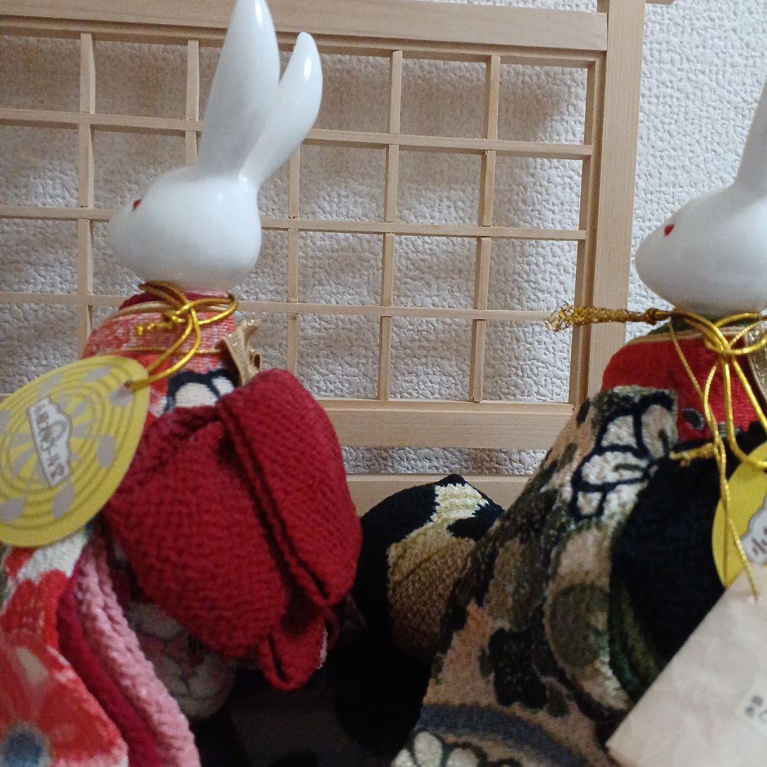 雛ウサギペアセット　オルゴールあり