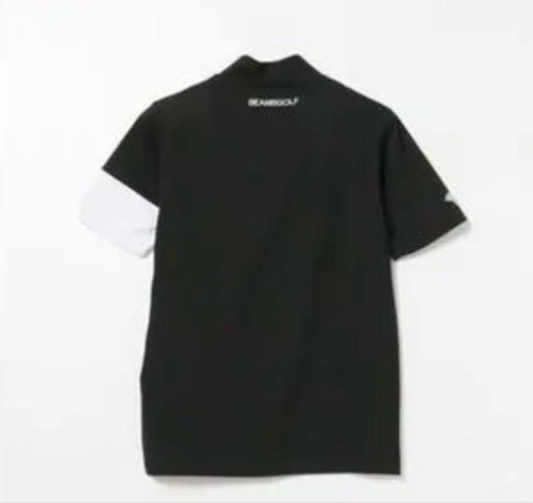 BEAMS GOLF ORANGE LABEL 半袖 モックタートルネックシャツ