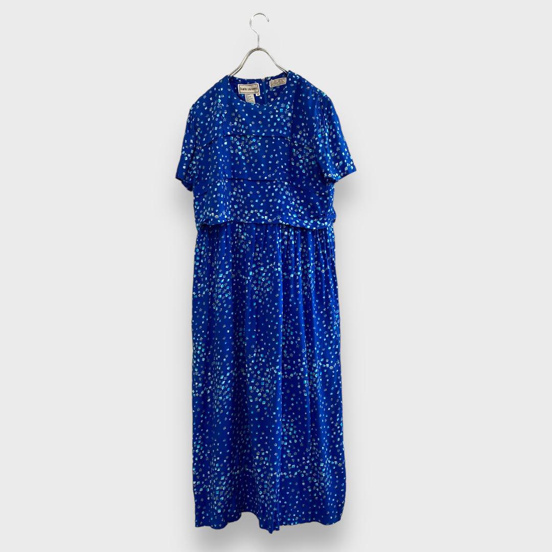3点¥10,000 ビンテージ 古着 卸 レトロ 小花柄ロングワンピース