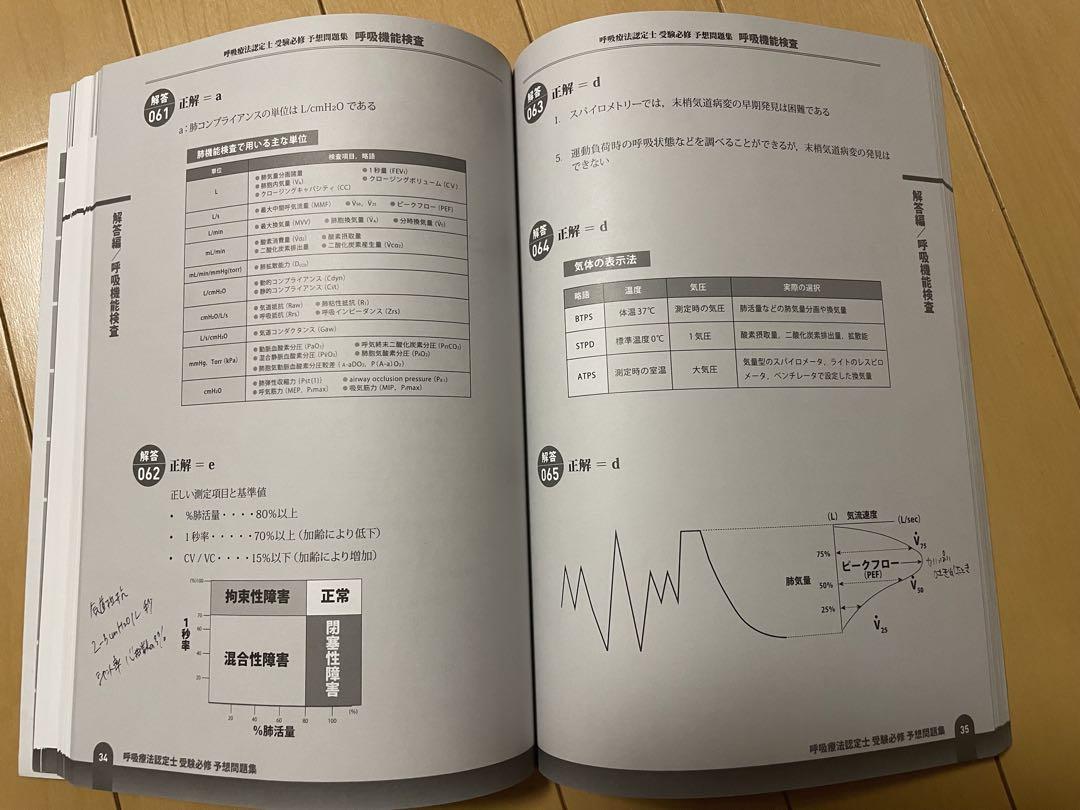 呼吸療法認定士　アステッキ参考書