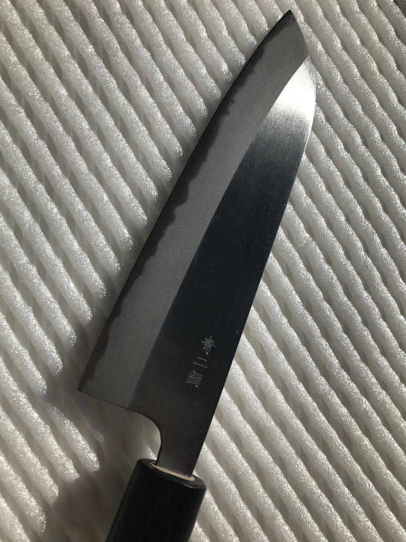 高級三徳包丁　日立安来青鋼　青紙2号　165mm 新品未使用