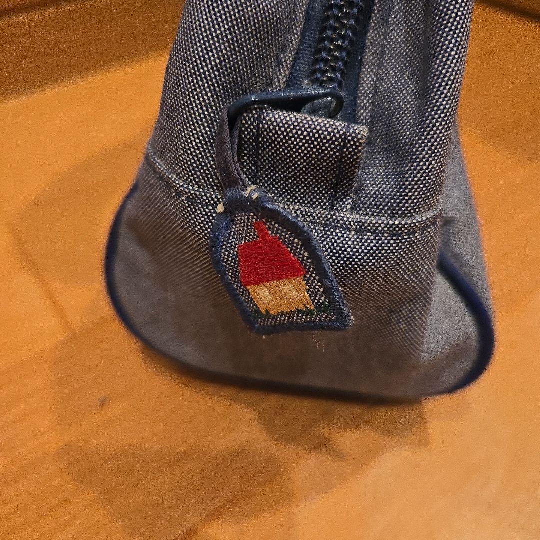 シマエナガのひな　ファミリア　デニムバッグ