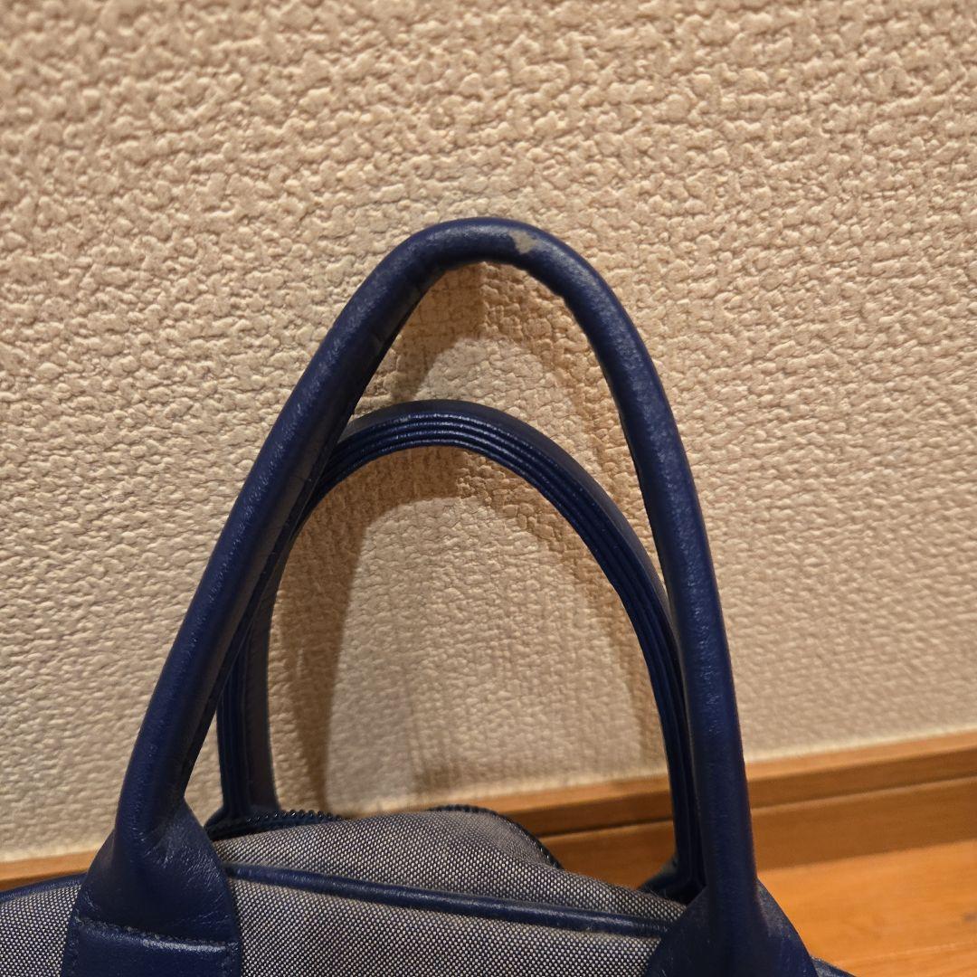 シマエナガのひな　ファミリア　デニムバッグ