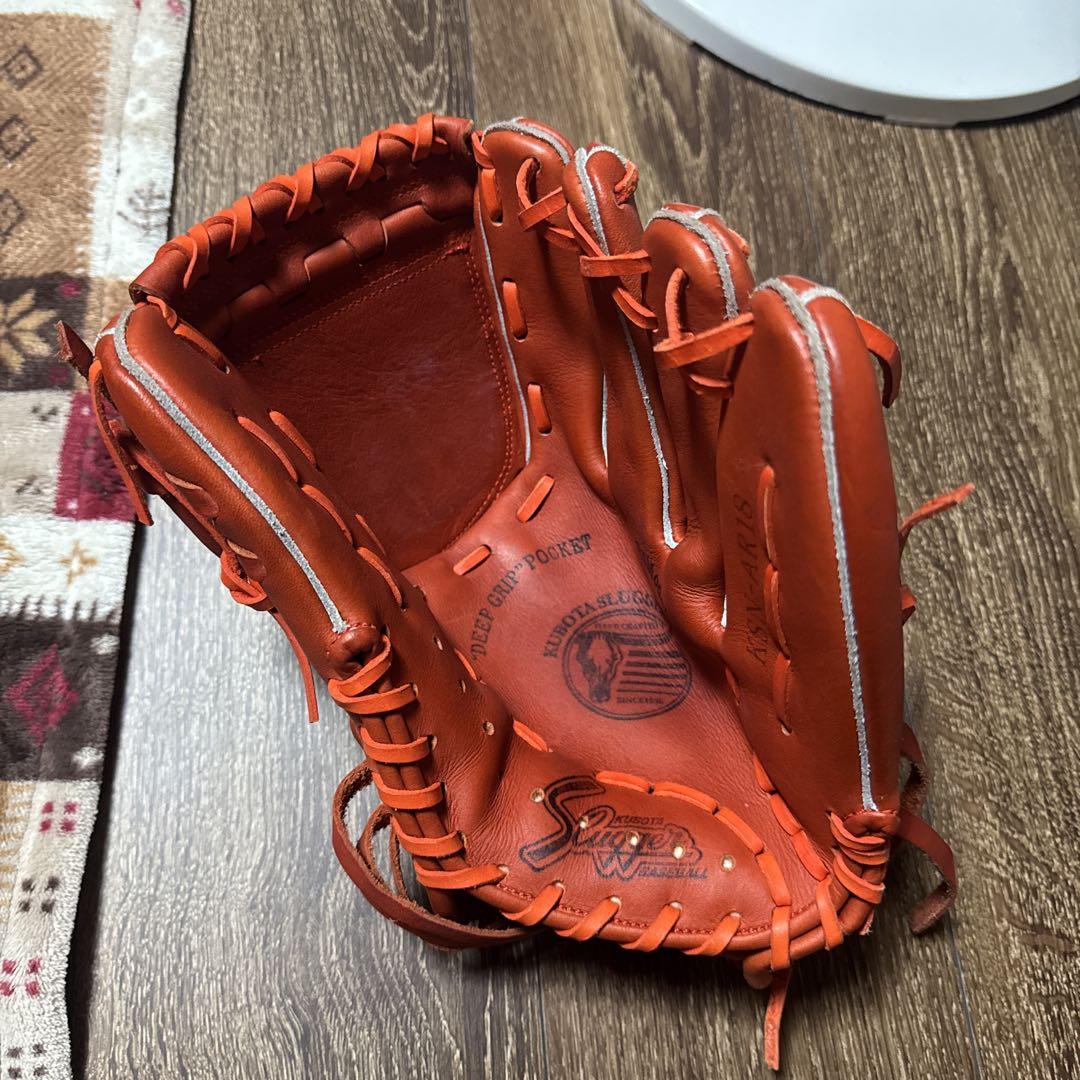 スラッガー 軟式グローブ オレンジ