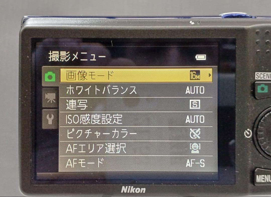 COOLPIX S6200 ブルー　(ジャンク品)