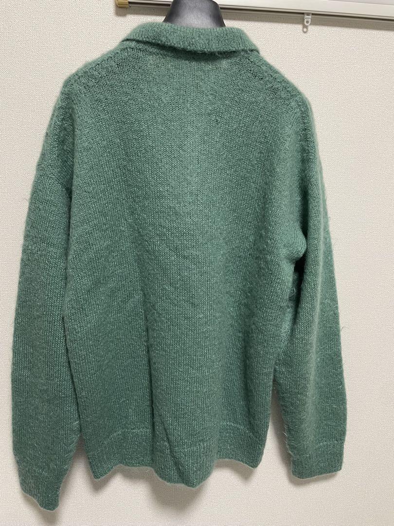 トップス AURALEE brushed mohair knit polo size4