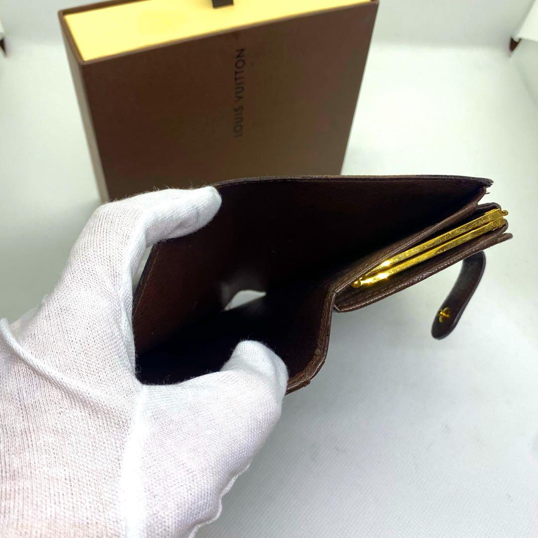 ❤️美品❤️限界価格‼️LOUIS VUITTON❤️ダミエ 二つ折り財布❤️がま口 ❤️美品❤️限界価格‼️LOUIS VUITTON❤️ダミエ 二つ折り財布❤️がま口