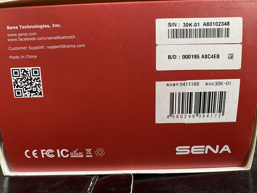 (実家大掃除中)SENA 30K-01インカム【動作確認済】