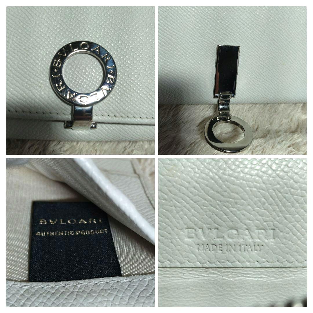 ブルガリ BVLGARI サークルロゴ ロゴクリップ 長財布 レザー