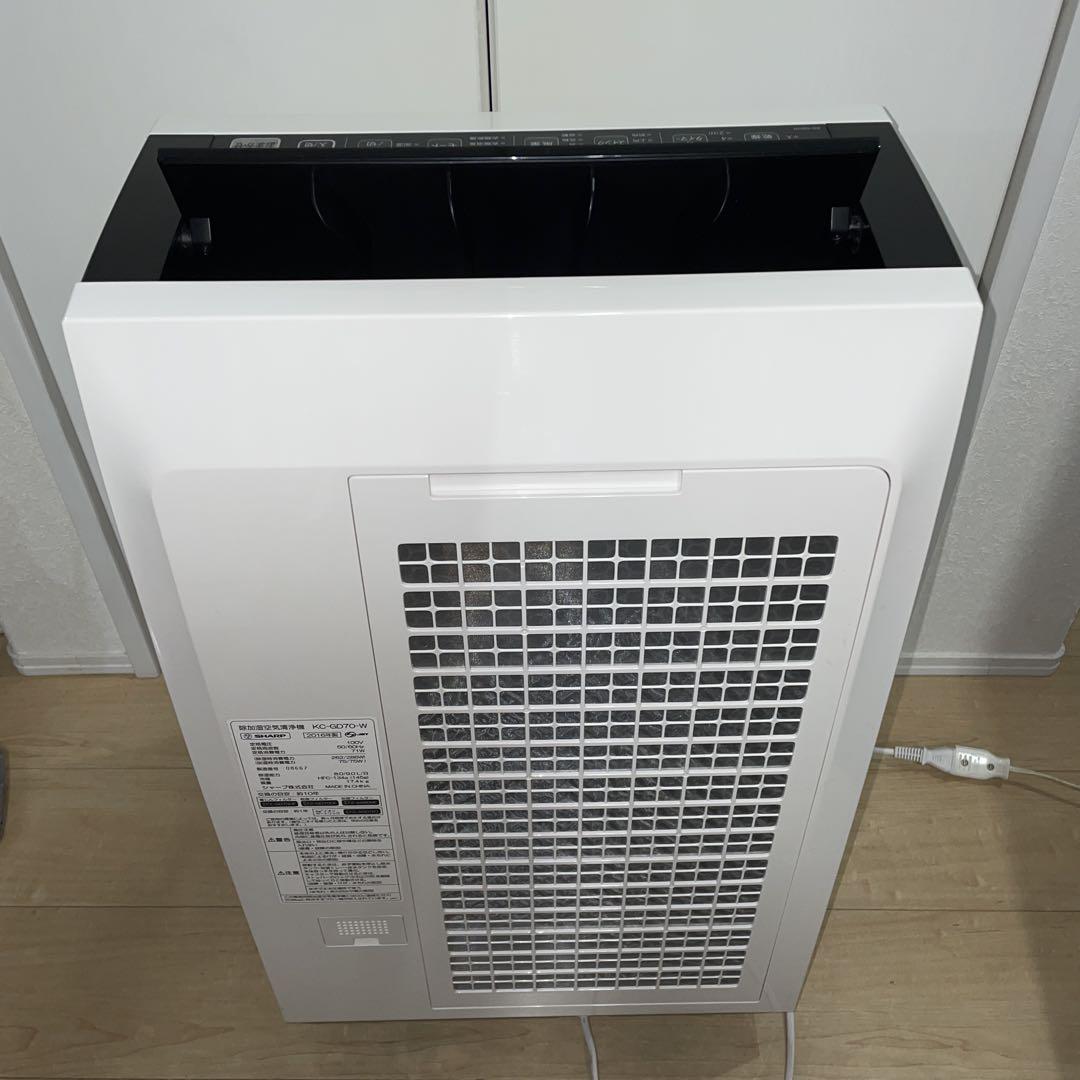 除加湿 空気清浄機 SHARP KC-GD70 高濃度プラズマクラスター
